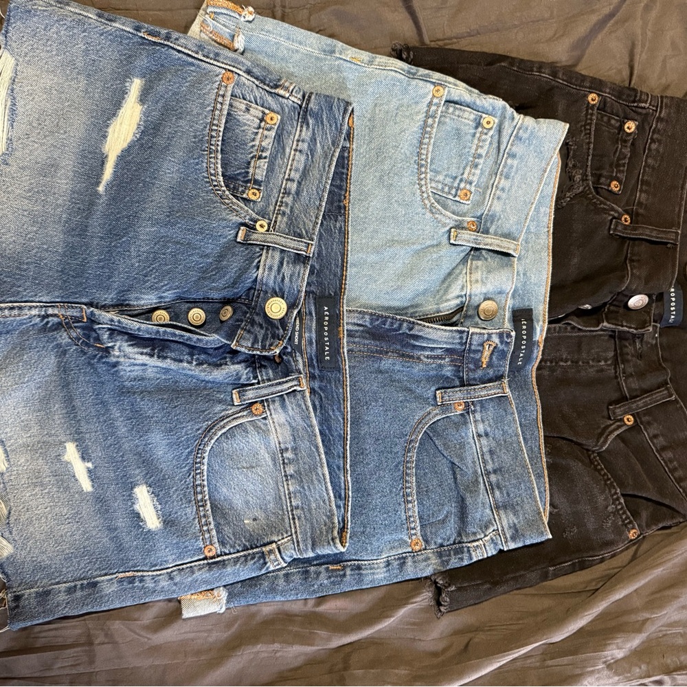 3 sets of Aeropostale shorts